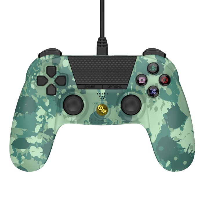 Manette ps4 filaire camo + jack 1663