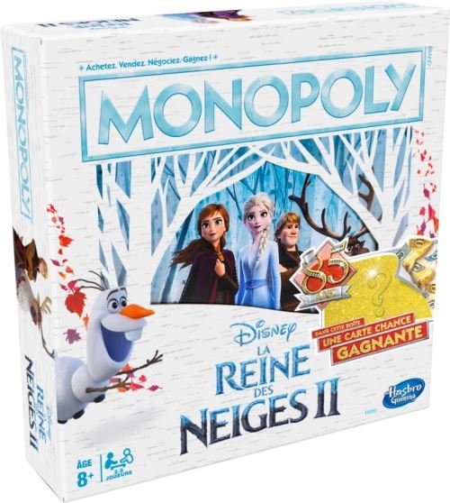 Jouet monopoly la reine des neiges