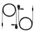 Pack 2 microphones cravate jack inlapmicdb