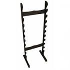 Presentoir x10 de table en bois pour 10 katanas a monter