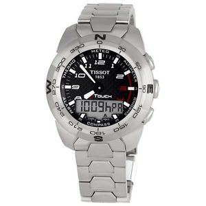 Montre a quartz t-touch titanium expert t013420a 43mm