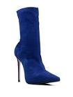 Bottines stivaletto eva 120 velou lazuli blue