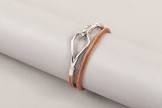 Bracelet jumbo double tour