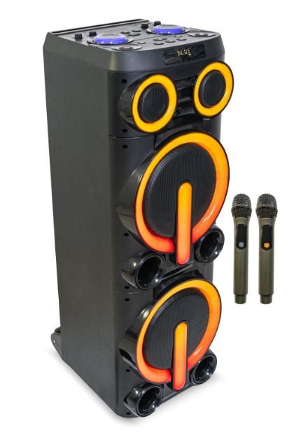 Enceinte amplifiee 2x10 1000w bombmaster