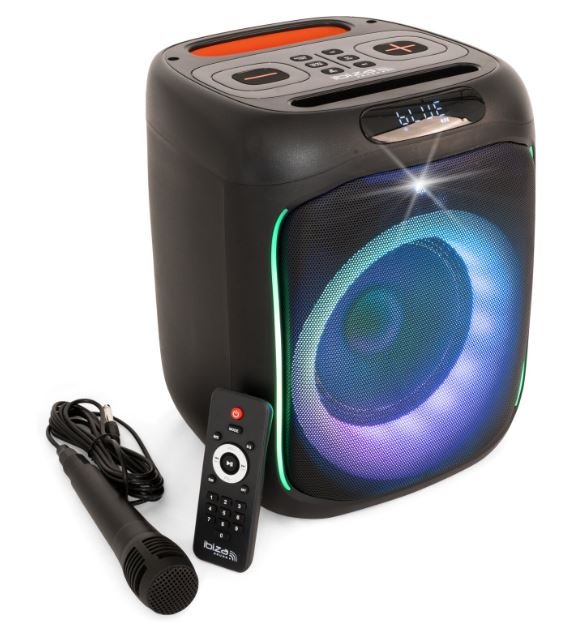 Enceinte 180w bt usb fm tws+micr cube180