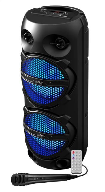 Enceinte autonome 300w bt+micro pluton