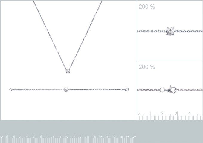 Bracelet argent 925 rhodie oz 87100218