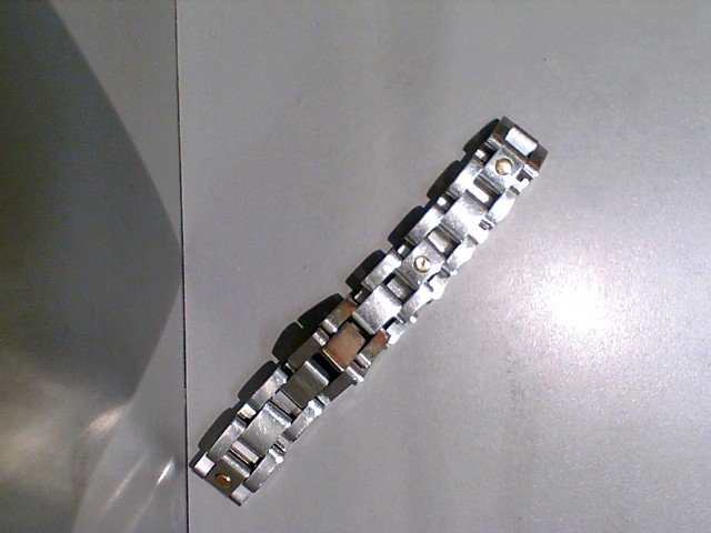 Bracelet acier avec or