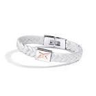 Bracelet mec j'te kiff blanc