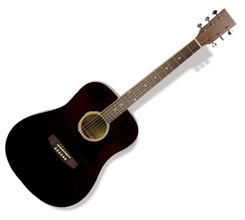 Guitare folk f-400 noire de-f400-bk