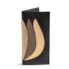 Porte feuille tullip wallet flat black / multi "winter" tulip