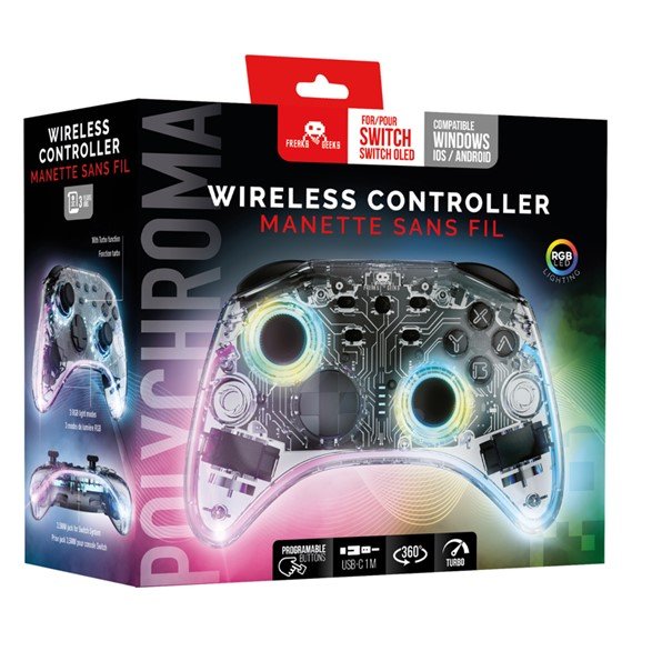 Switch manette ss fil polychroma 299296