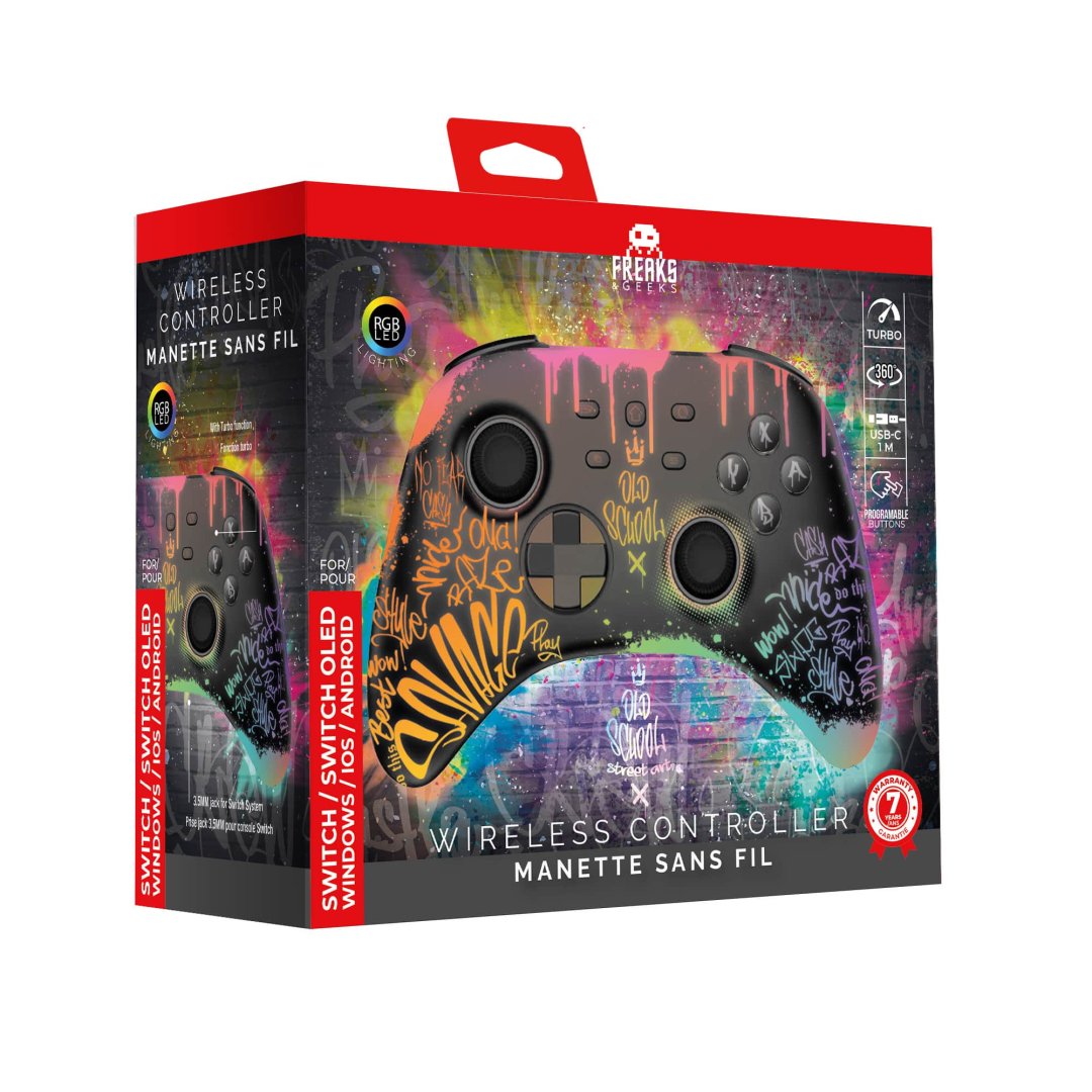 Switch manette ss fil old school 299340
