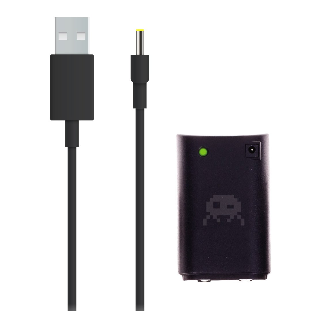 Xbox360 play and charge noir 310002