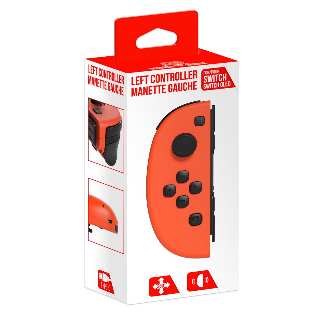 Switch manette joycon g orange 299186l