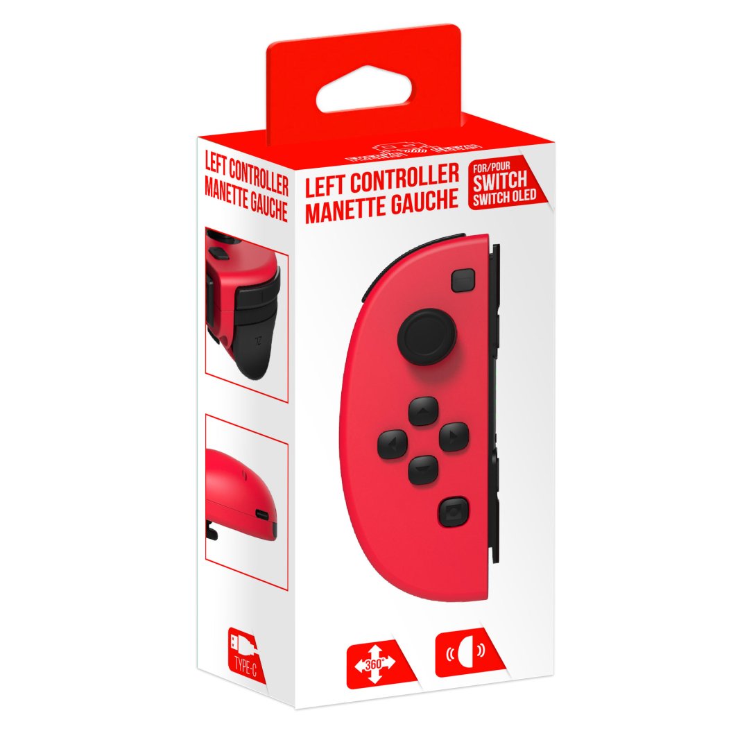 Switch manette joycon g rouge 299266l