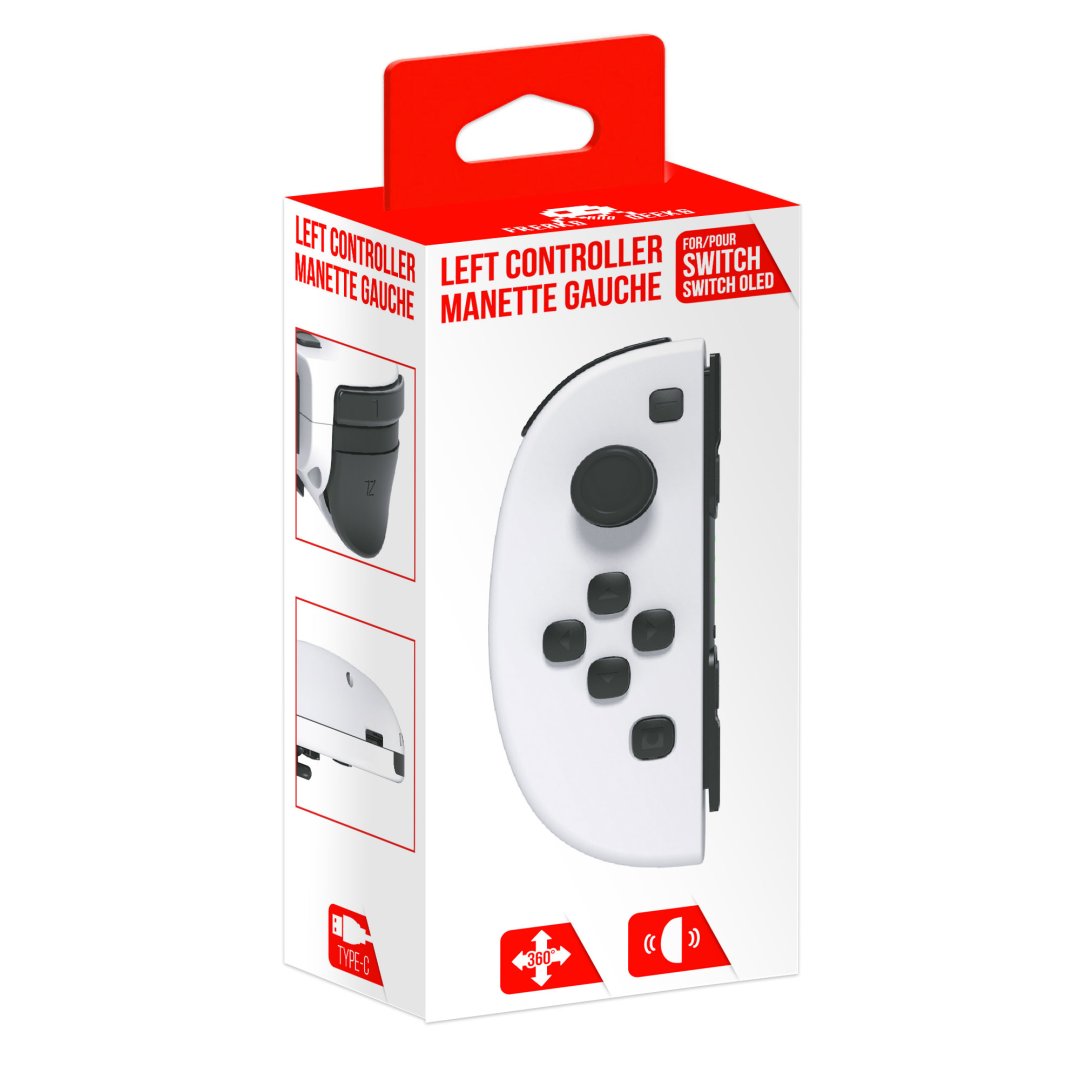 Switch manette joycon g blanc 299285l