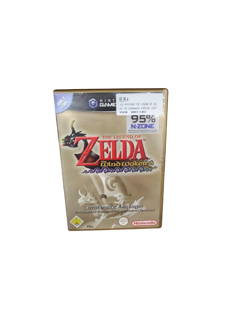 Jeu legend of zelda: the wind waker, the edition limitee