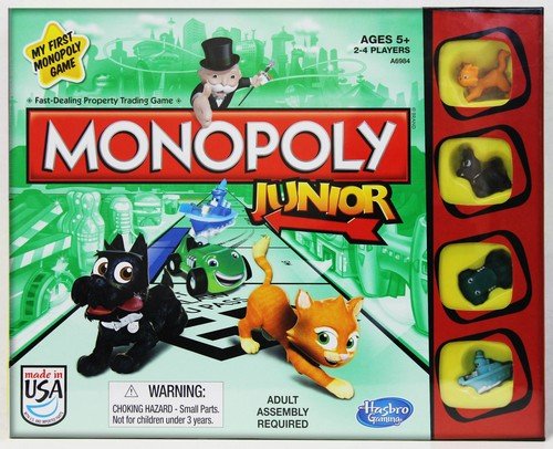 Jeu familiale monopoly junior