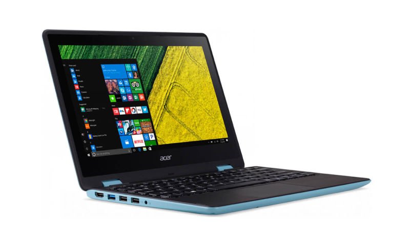 Ordinateur portable intel celeron n3350 1.10 ghz spin 1 128ssd 4go standard