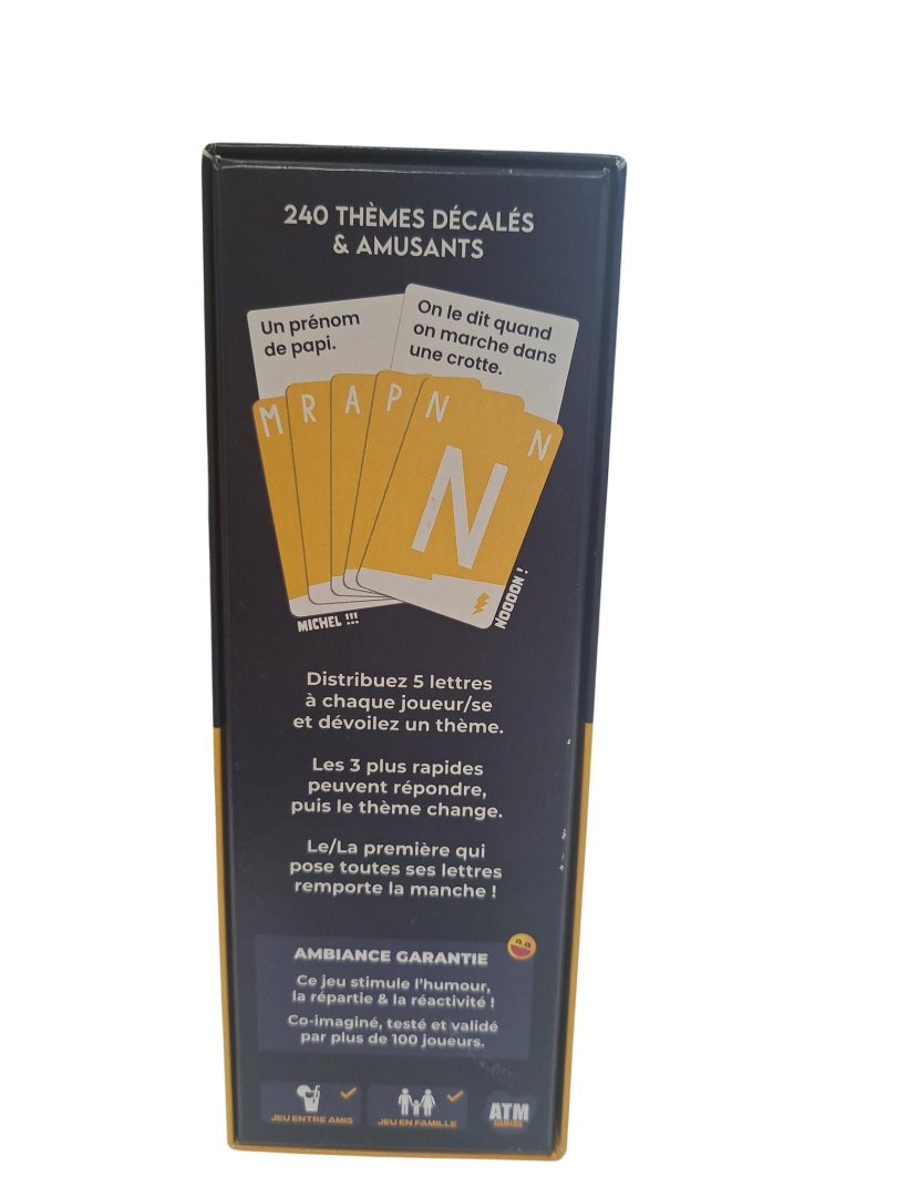 Jeu de societe speed bac