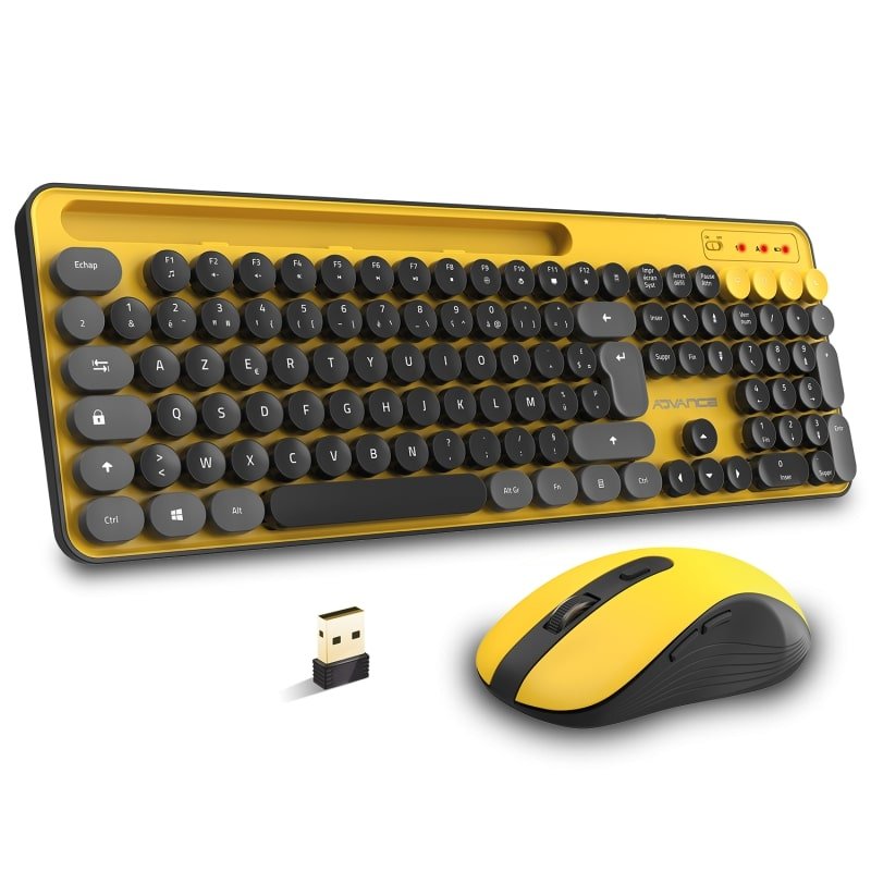 Pack clav+souris ss fil peps ja cls-smt-ye