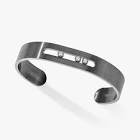 Bracelet jonc 06585 tg bracelet titanium graphite titane et diamant