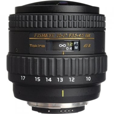 Objectif reflex fisheye 10-17 f3.5-4.5 dx pour canon