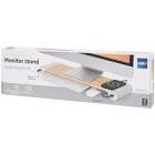 Monitor stand desk organizer