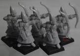 Figurine 20 archers elfes annee 90 plastique