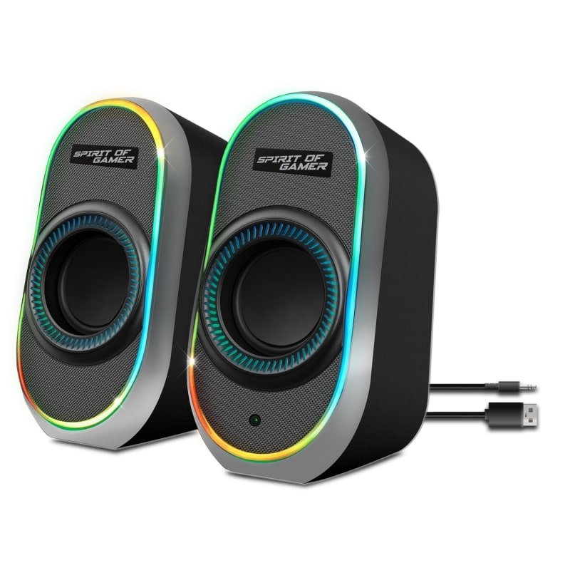 Enceinte rgb noir fanatic 500 sp-5500-bk