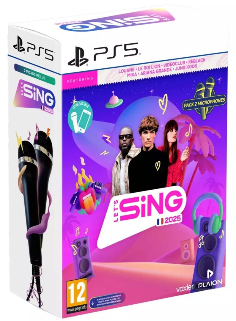 Jeu let's sing 2025