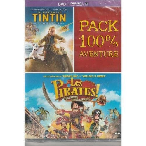 Pack dvd tintin + les pirates