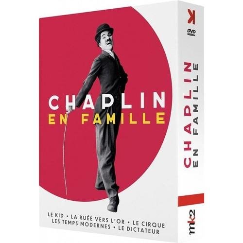 Chaplin - le dictateur + les temps modernes + la ruee vers l''or + le cirque + the kid (1921) -