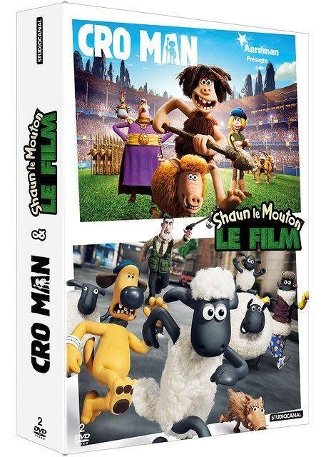 Cro man + shaun le mouton : le film (2015) - dvd