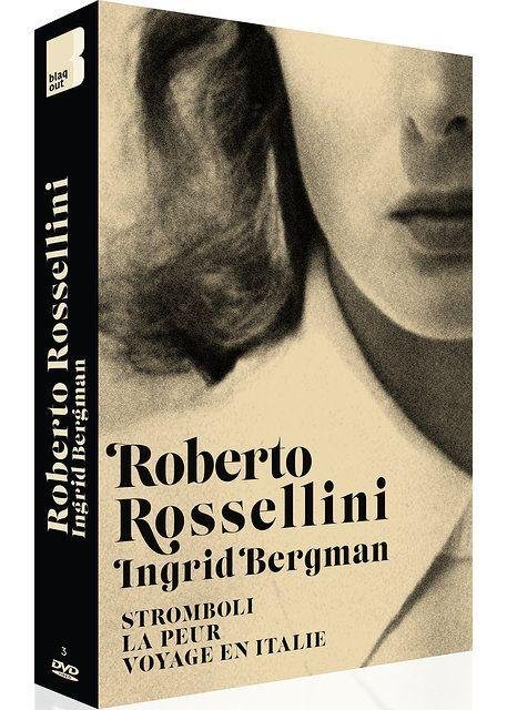 Roberto rosselini - ingrid bergman : stromboli + la peur + voyage en italie - dvd