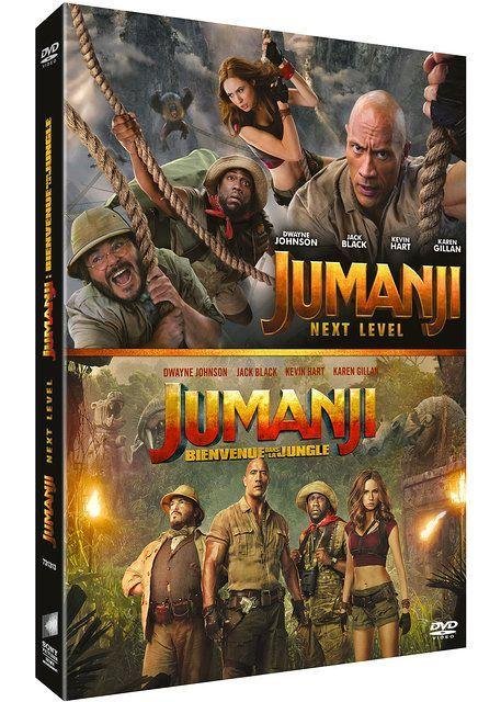 Jumanji : bienvenue dans la jungle + next level (2017) - dvd