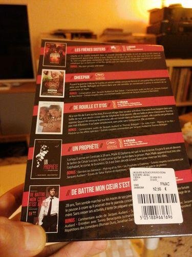 Jacques audiard - coffret : de battre mon coeur s''est arret'' + un prophete + dheepan + de ro