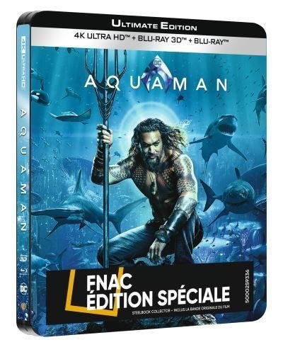 Aquaman steelbook bluray 4k et 3d (2019)