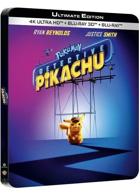 Pokemon detective pikachu [combo blu-ray, blu-ray 3d, blu-ray 4k]