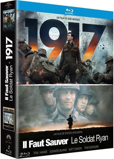 1917 + il faut sauver le soldat ryan - blu-ray