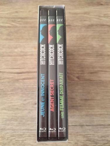3 films de alfred hitchcock : agent secret + jeune et innocent + une femme disparait - blu-ray