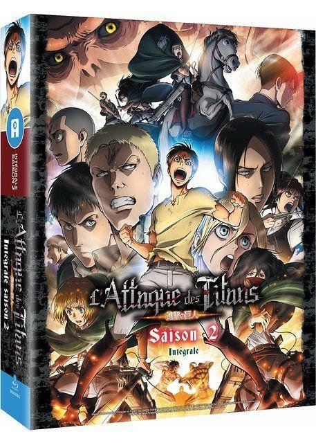 L''attaque des titans - integrale saison 2 (2017) - blu-ray