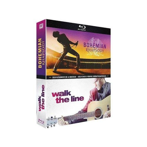 Bohemian rhapsody + walk the line - blu-ray