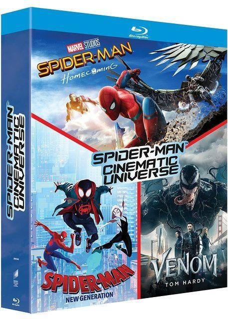 Spider-man cinematic universe : spider-man homecoming + spider-man new generation + venom (2017)