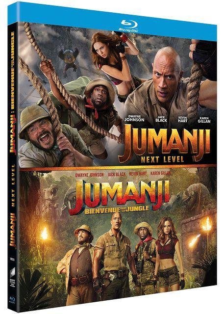 Jumanji : bienvenue dans la jungle + next level (2017) - blu-ray