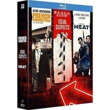 Coffret 3 films : french connection heat usual suspects [blu-ray]