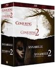 Coffret horreur 4 films : annabelle 1 et 2 , conjuring 1 et 2