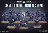 Figurine space marine tactical squad