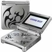 Gameboy advance sp tatoo tribal